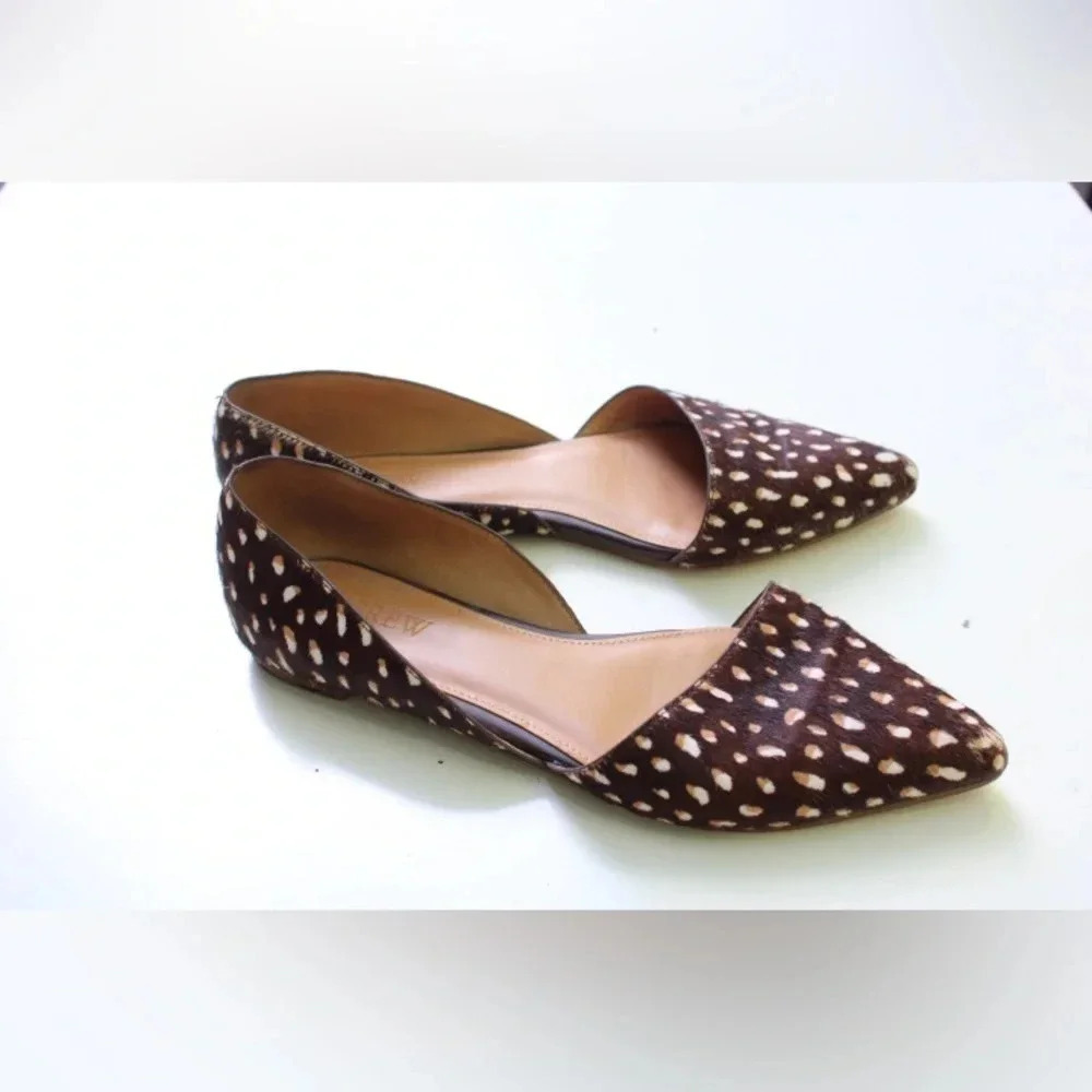 J. Crew Brown and Cream Flats - Picture 11 of 11